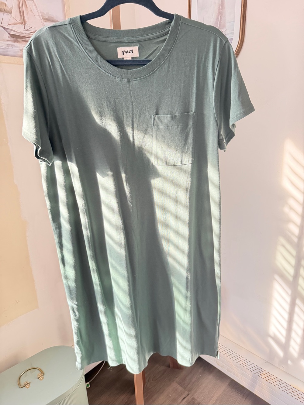 Pact Softspun Tee Dress - Size large